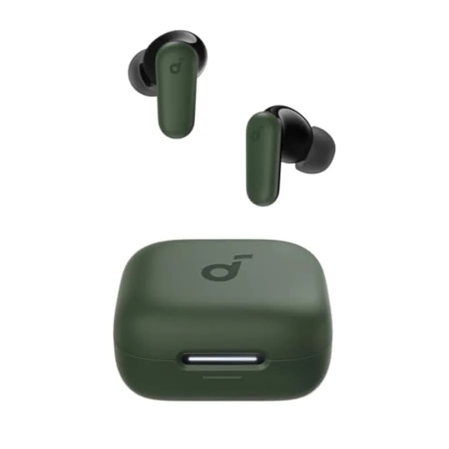 P30i by Anker Noise Cancelling Earbuds, Strong and Smart Noise Cancelling, Powerful Bass, 45H Playtime, 2-in-1 Case and Phone S
