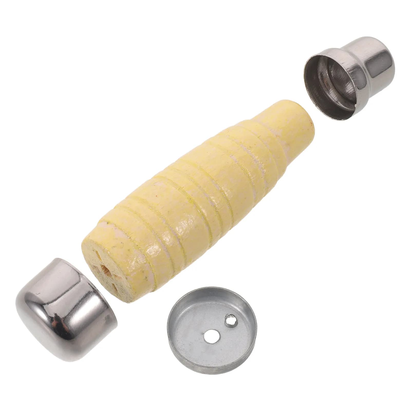 Wooden Handle for Chef Knives - 3.74 Inch Round Ergonomic Non-Slip Kitchen Knife Restoration Kit Replacement Parts for Butcher