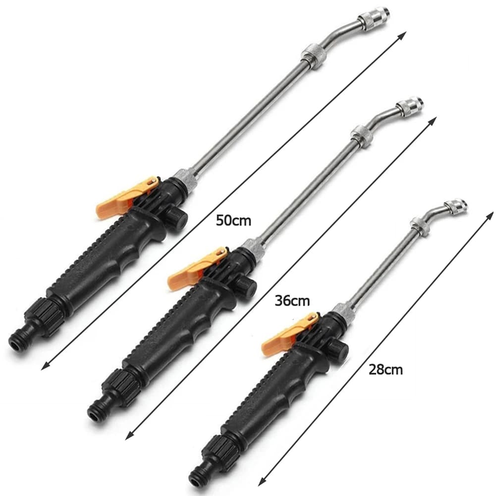 Pistola a spruzzo ad alta pressione per idropulitrice, ugello per tubo da giardino, spruzzatore da 50 cm