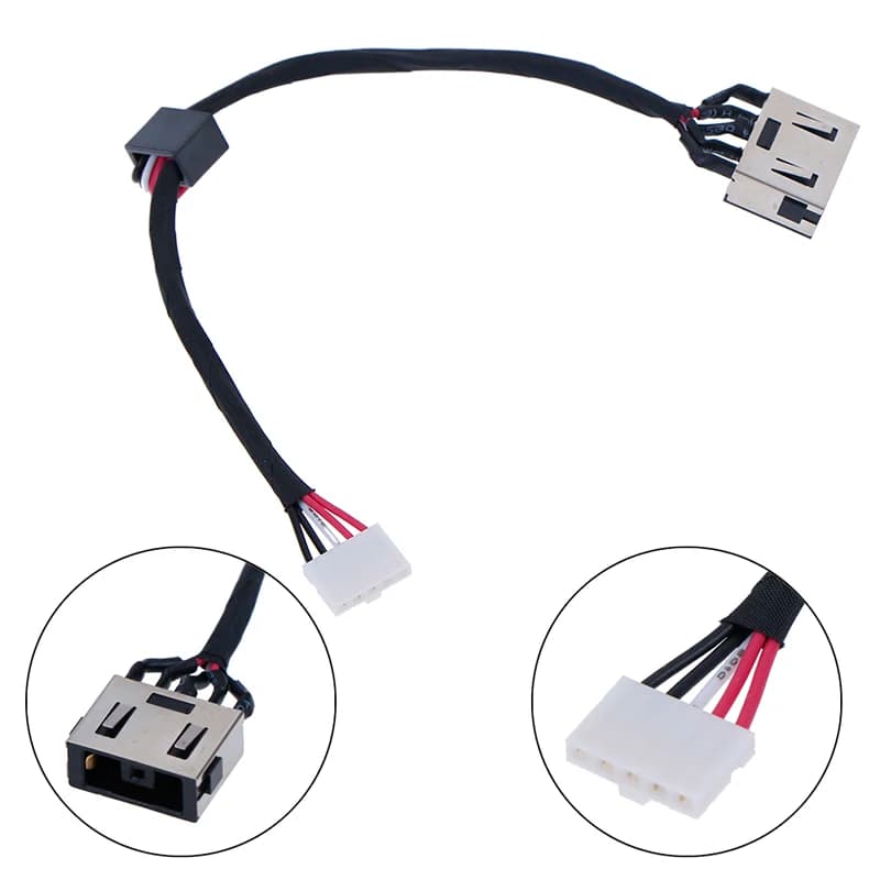 1pc Laptop DC Power Jack DC-IN Charging Flex Cable Connector For G50-80 G50-85 G50-70 DC30100LF00 Laptop Power Socket Cable