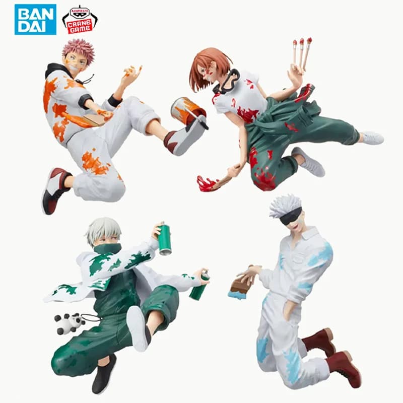 Statuetta Anime Giapponese Jujutsu Kaisen di Gojo Satoru, 12cm, Modellino in PVC, Giocattolo da Collezione, Regalo per Bambini