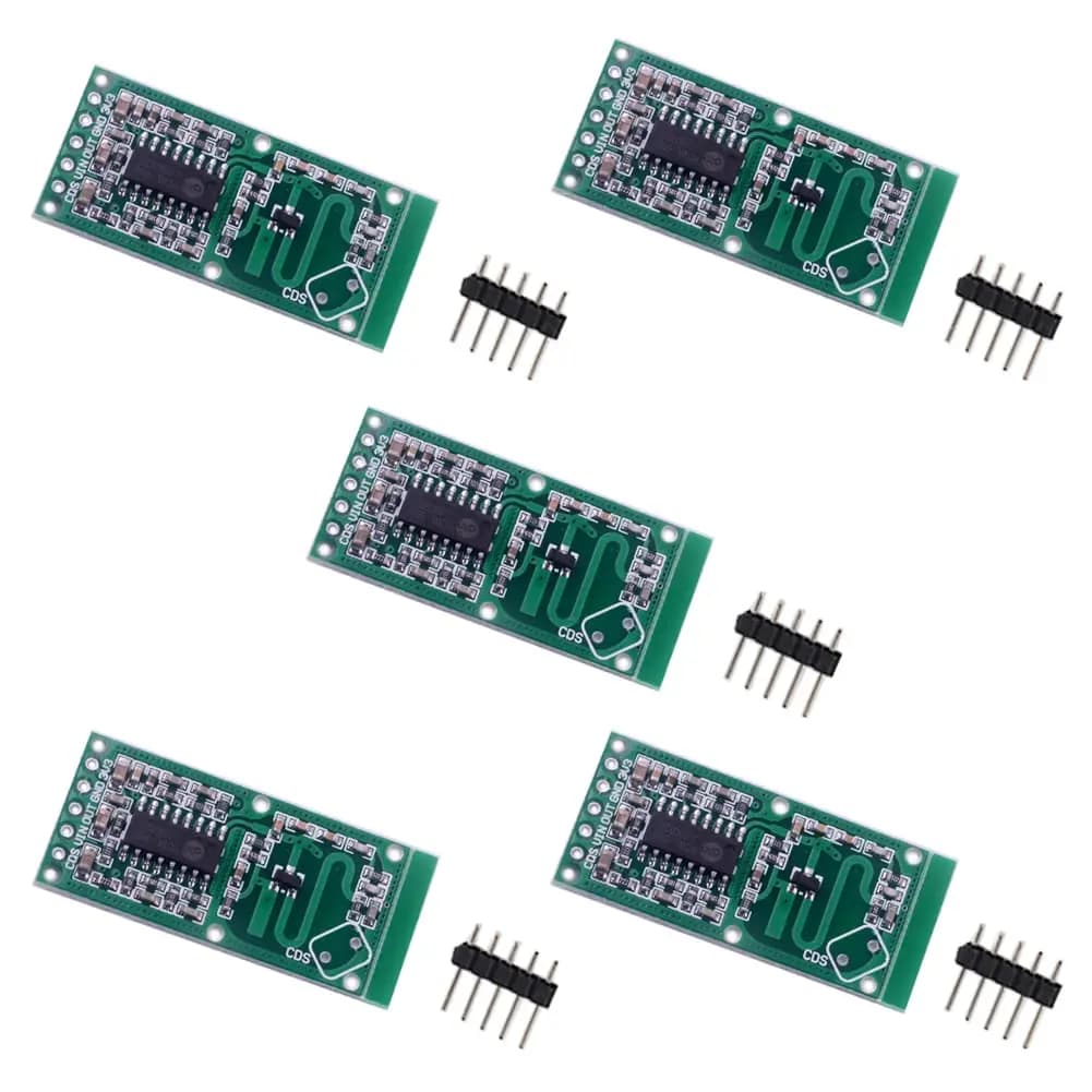 5PCS RCWL-0516 Sensore di rilevamento del movimento, modulo interruttore sensore radar a microonde per Arduino ESP8266 Nodemcu Wemos