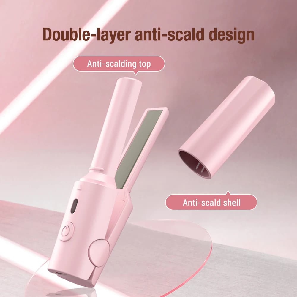 Professional USB portable hair plate for ironing hair curling tools for women's flat wave iron styling