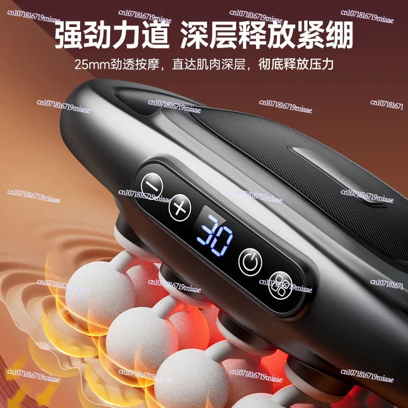 Professional 16-head muscle massager gun for calf's back life head - Cross-border deep tissue percussion relaxation