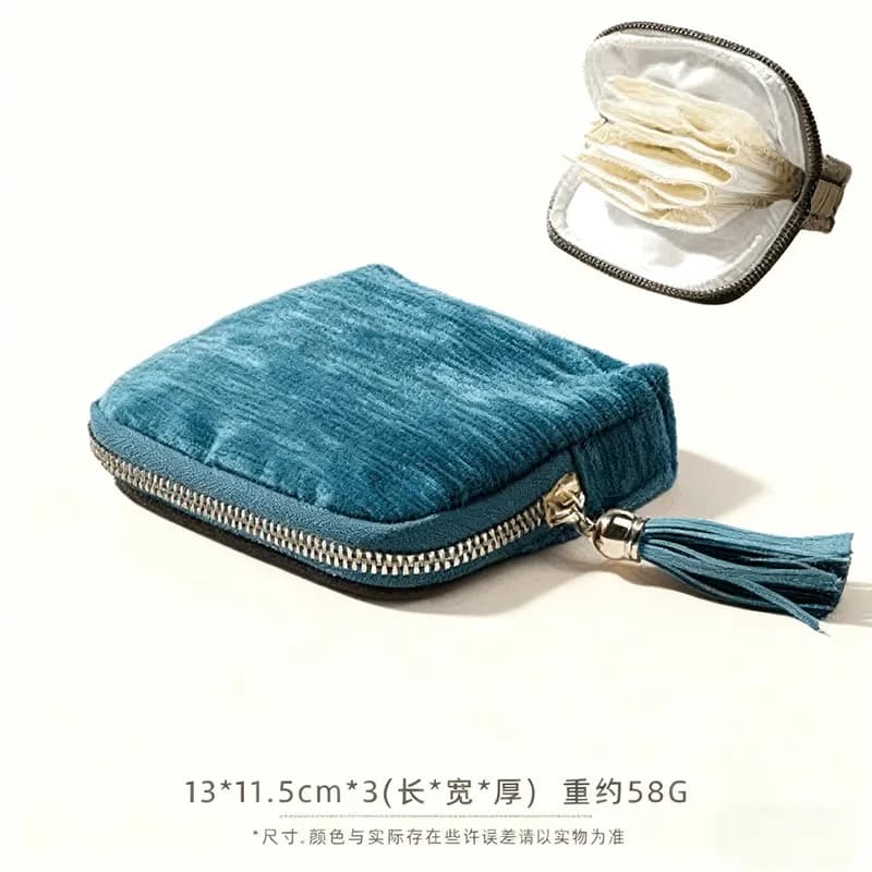 Borsa Organizer Portatile in Tela per Gioielli, Custodia Multistrato Antigraffio per Collane, Perle, Bracciali, Braccialetti e Gioielli Antichi