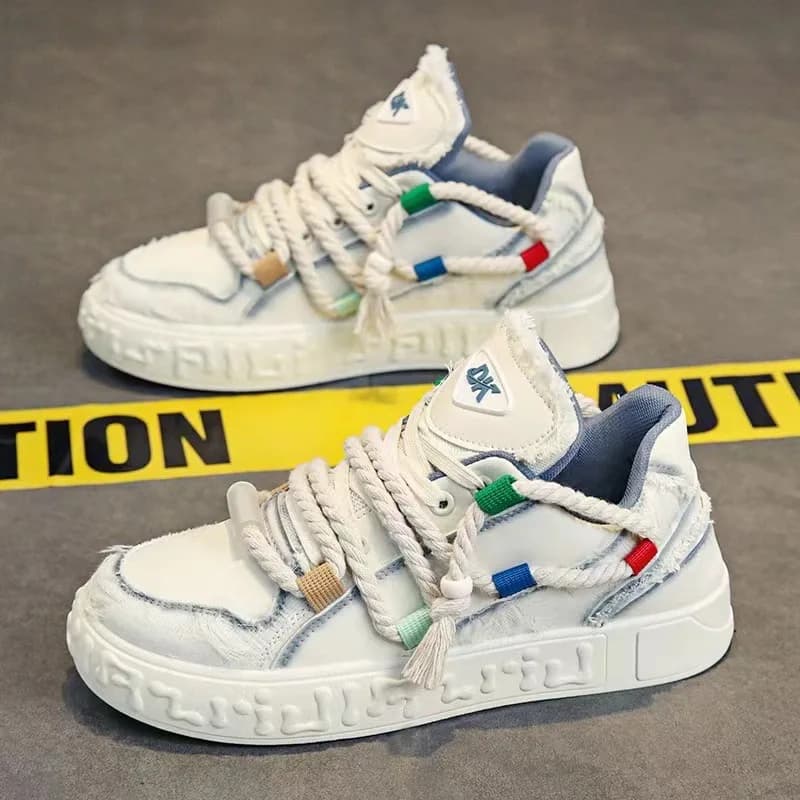 Scarpe da ginnastica con plateau Uomo Primavera Nuove scarpe casual comode e traspiranti Scarpe da corsa sportive versatili alla moda Zapatos para hombres