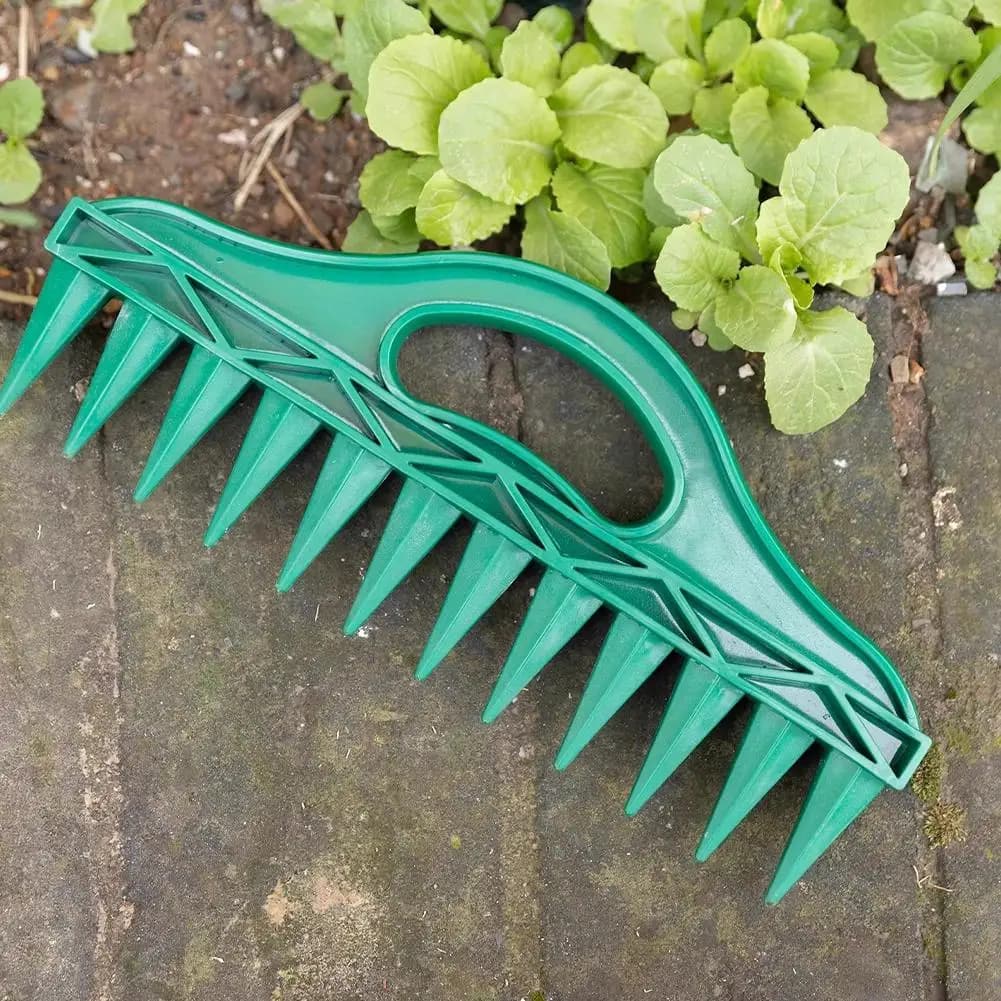 Seminatrice Manuale Portatile, Spargiseme e Perforatore di Fori per Piantare Verdure, Fiori e Semenzali, Attrezzo da Giardinaggio