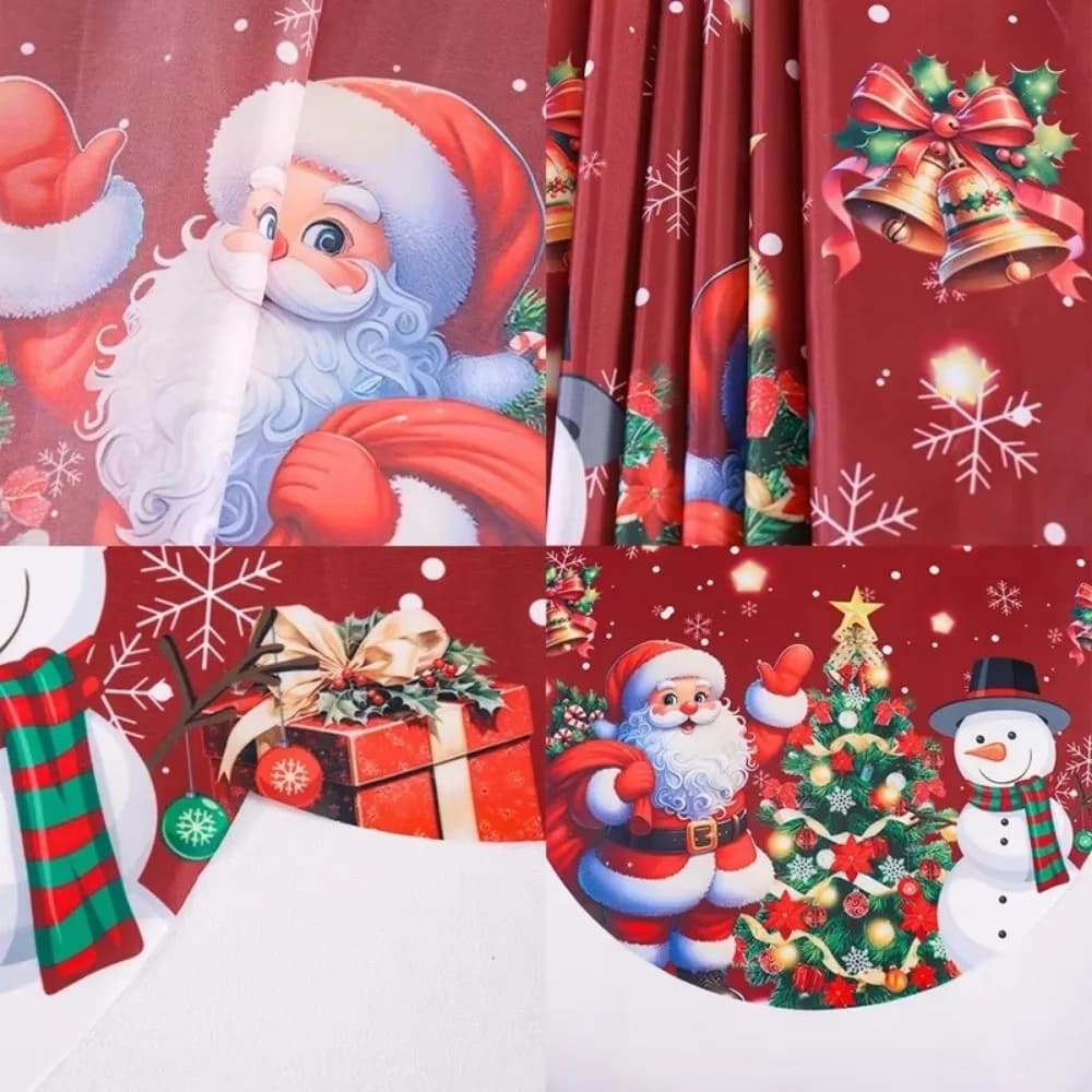 2026 Christmas Fireplace Scarf Snowman Navidad Natal Mantel Scarf Indoor Fireplace Ornament Christmas Decorations
