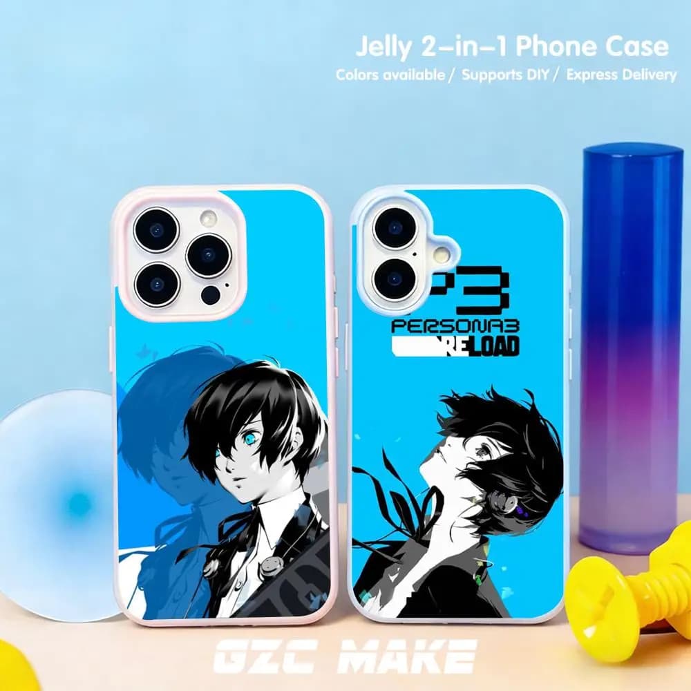 Game persona 3 r-reload Phone Case for iPhone 17 air 16 e 15 14 13 12 11 Pro Max Plus Candy Shockproof 2-in-1 Case