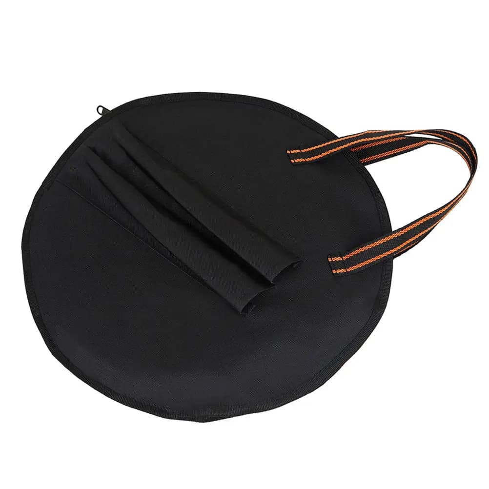 Borsa Portatile per Tamburo Silenzioso in Tessuto Oxford con Imbottitura Protettiva e Scomparto per Bacchette per Percussioni