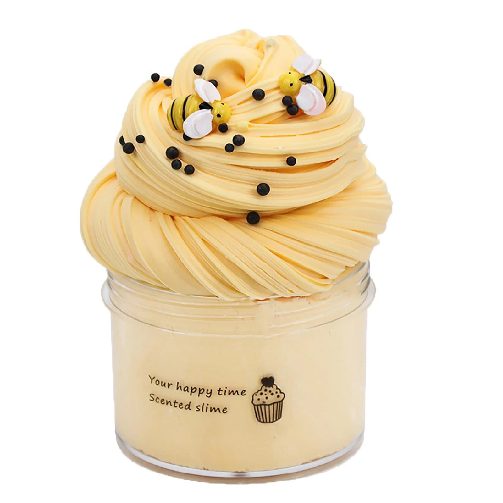 Kid Custom fai da te burro Fluffy Slime Kit forma di gelato colore sensoriale profumato frutta Premade morbido elastico giocattolo antistress regalo