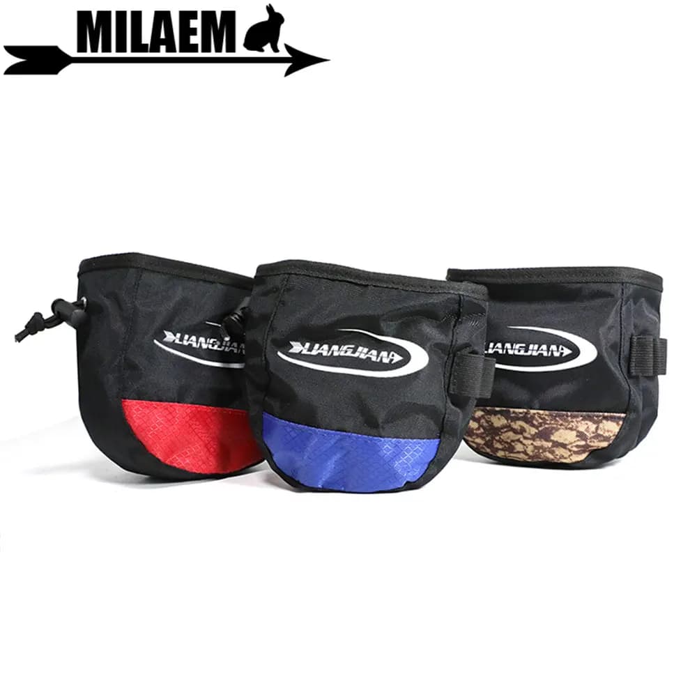 1pc Custodia per rilascio tiro con l'arco Borsa per rilascio arco Supporto per cintura Rilascio Stoccaggio Tasca per accessori per tiro da caccia