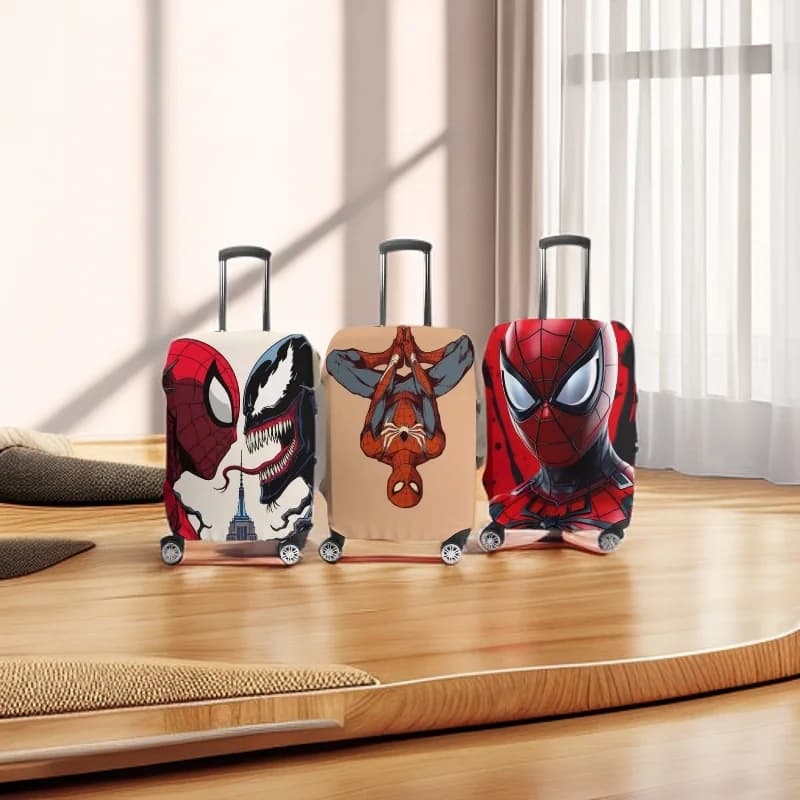 Spider-Man Venom Clash Theme Luggage Protector Bag - Marvel Heroes Print - Wear-resistant and Dust-proof Cover