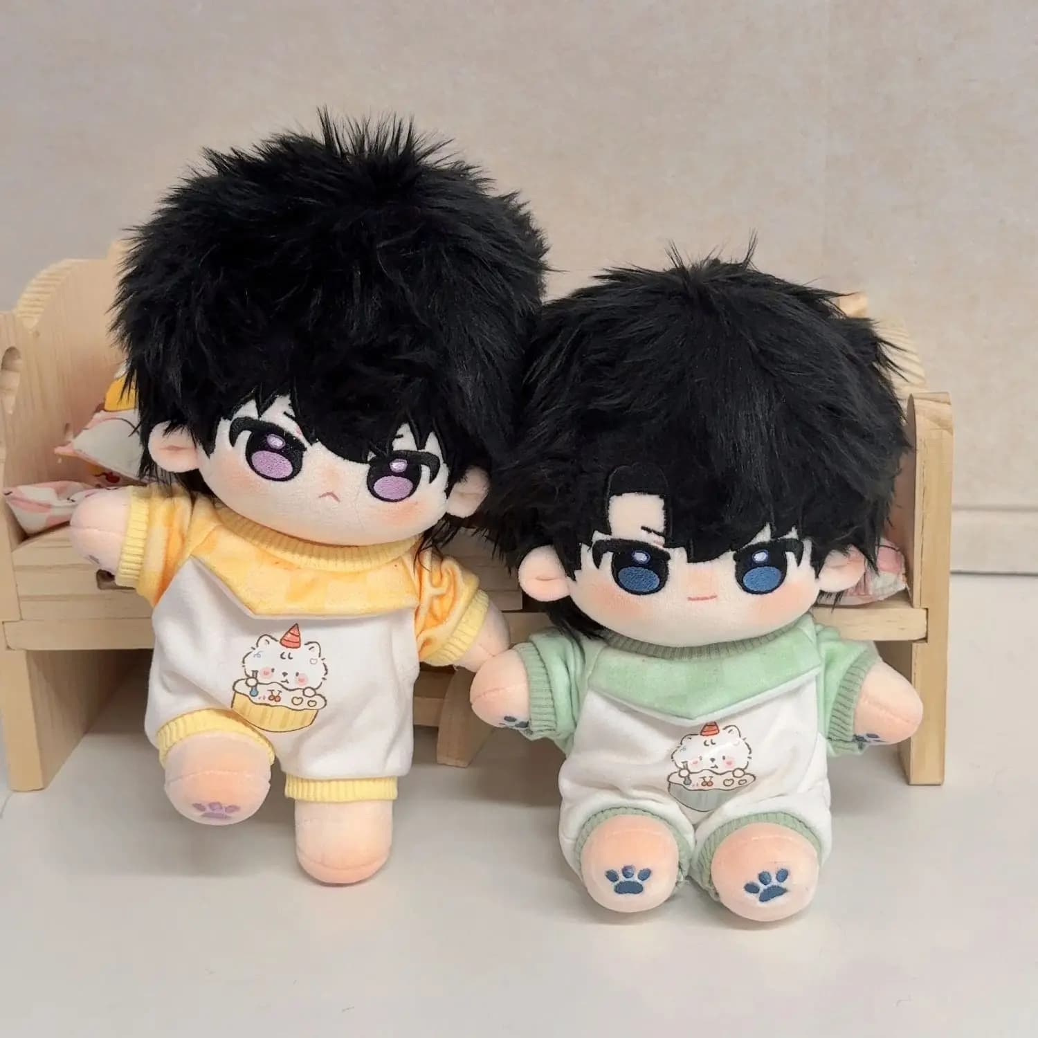 20 cm Peluche Falso Slackers Bambola di cotone Xie Yu He Chao Fan Bambole circostante Farcito Dress-up Bambola di cotone BL Invia agli amici Giocattoli Regalo