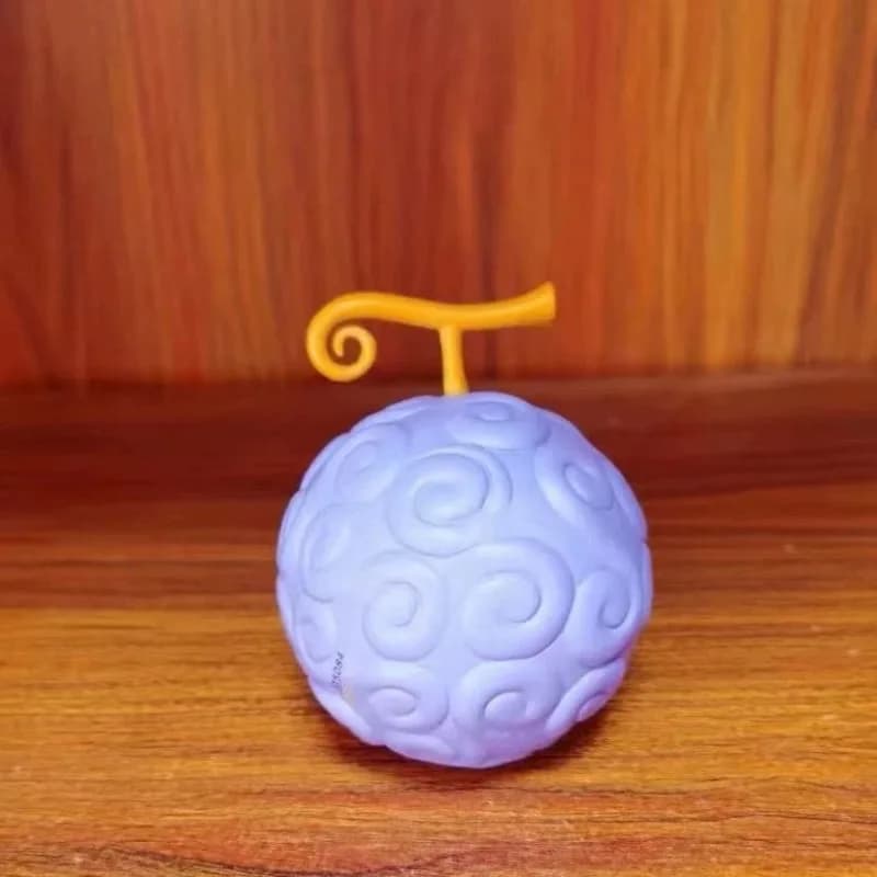 Nuovo Modello da Collezione One Piece: Frutto del Diavolo Nika Luffy Gear Fifth Gear, Ornamento da Scrivania in Gomma a Forma di Frutto, Stile Cartone Animato Kawaii - Vendita all'Ingrosso