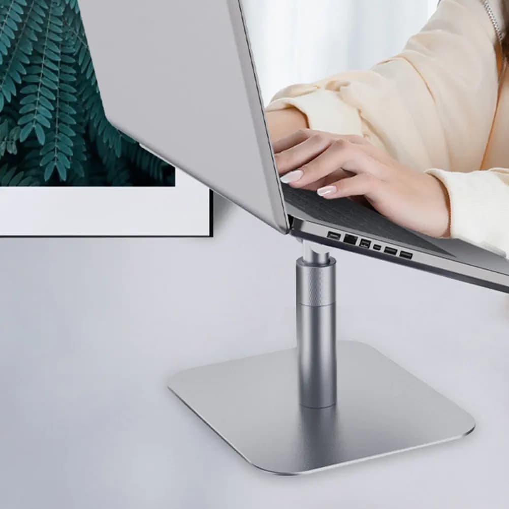 1Pcs Adjustable Laptop Stand Foldable Aluminum Alloy Portable Heat Dissipation Holder Ergonomic Notebook Bracket Office Laptop