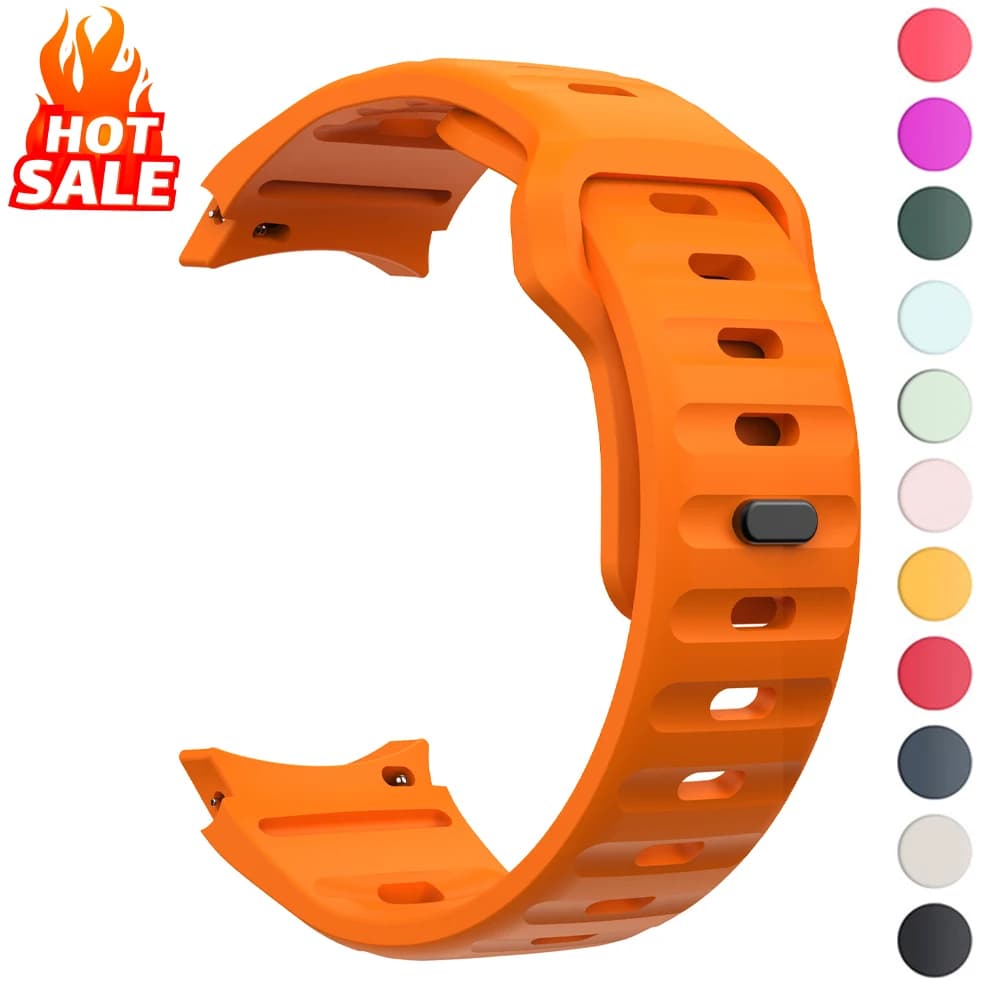 Cinturino in Silicone per Samsung Galaxy Watch 7 6 5 4 FE 40mm 44mm/5 pro 45mm bracciale Galaxy Watch6 Classic 47mm 43mm cinturino 7