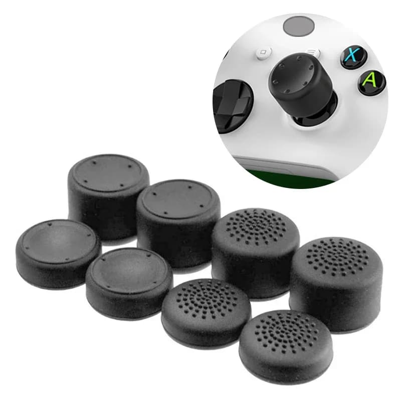 8 pz Controller Silicone Analogico Thumb Stick Grip Cap per Xbox One/S/Serie X S/PS5/PS4/Switch Pro Gamepad Sostituzione