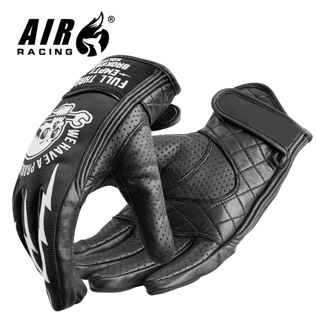 Guanti da moto Guanti da moto Guanti da equitazione lunghi in pelle con guscio rigido da corsa Guanti spessi e traspiranti