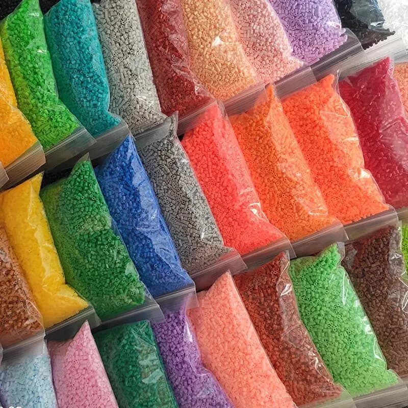 1000 pz/pacco 2.6mm Mini fusibile perline Pixel Puzzle perline di fusione del ferro per la creazione di gioielli fai da te giocattolo educativo fatto a mano di alta qualità