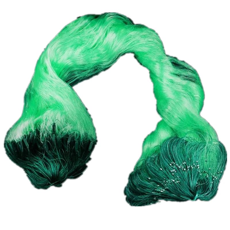 Rete da pesca a strato singolo lungo 100M addensata filo di nylon da 0,25 mm rete da imbrocco durevole adatta per pesci grandi altezza 1,2/1,5 M
