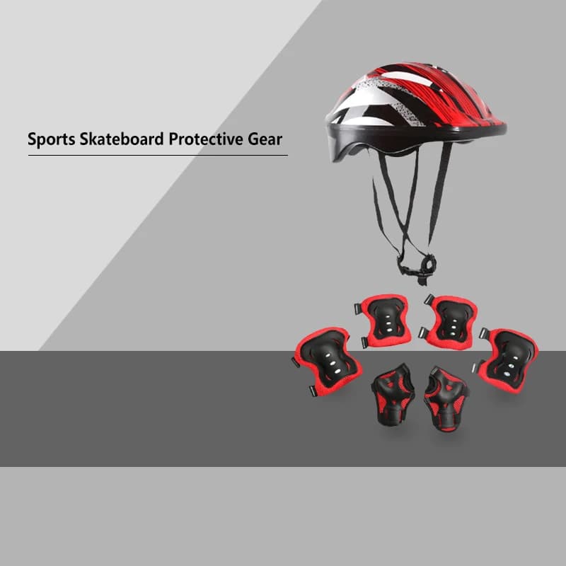 7 pcs/set knee pads and elbows for kids protection set of protective equipment safety equipment for roller skateboard cycling bike skateboard sport