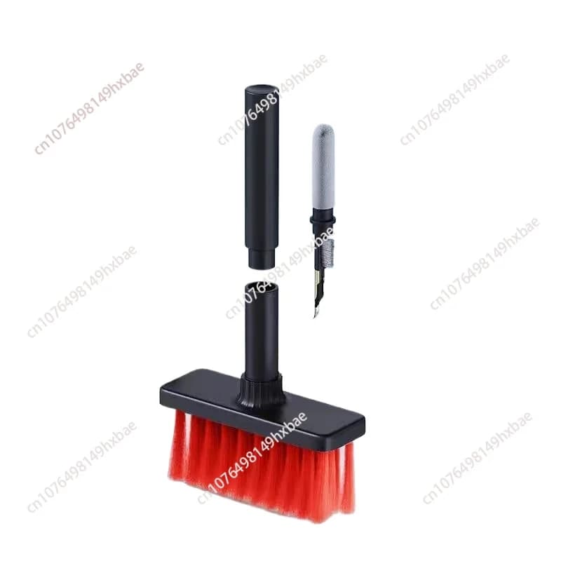 Kit di pulizia 5 in 1 Pulitore per tastiera del computer Spazzola per cuffie Penna per pulizia per strumenti di pulizia per Airpods Estrattore per copritasti Set pulito