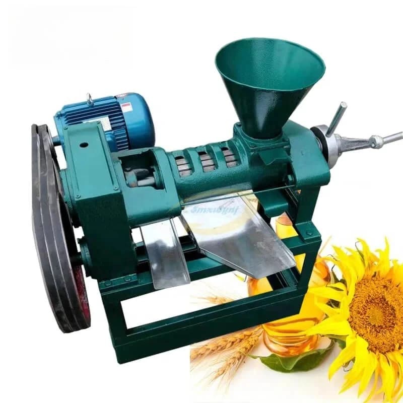 New Automatic Commercial Olearia Press for Almonds, Soybeans and Sunflower Seeds