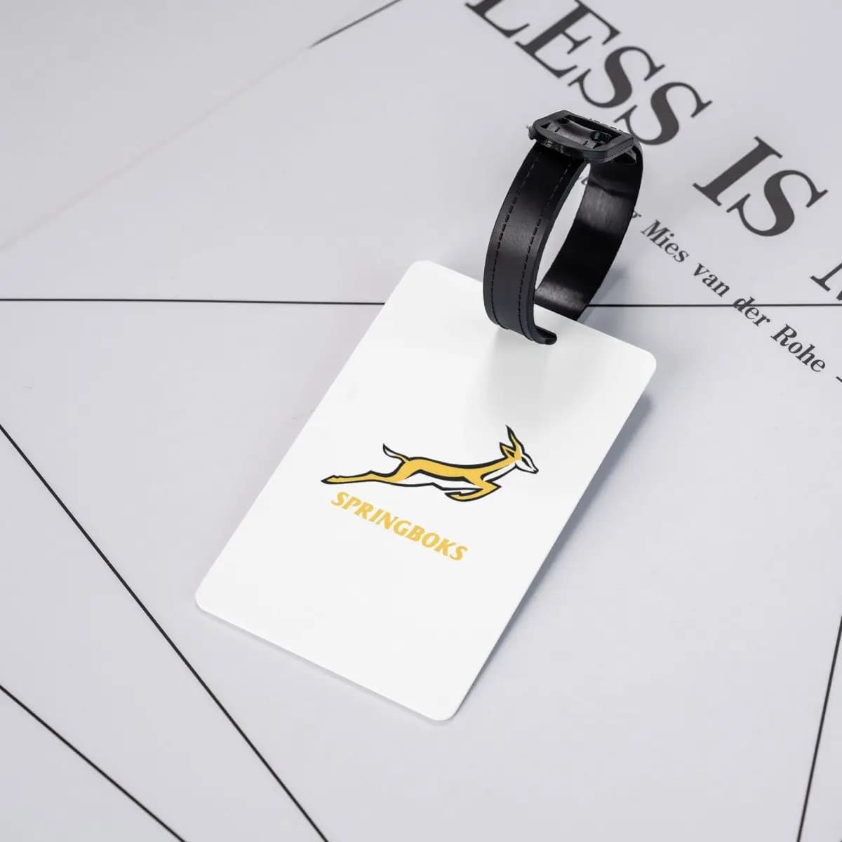Etichette per Bagagli Springbok, Accessori per Valigie, Tag per Bagaglio da Viaggio, Porta Etichetta con Nome e Indirizzo