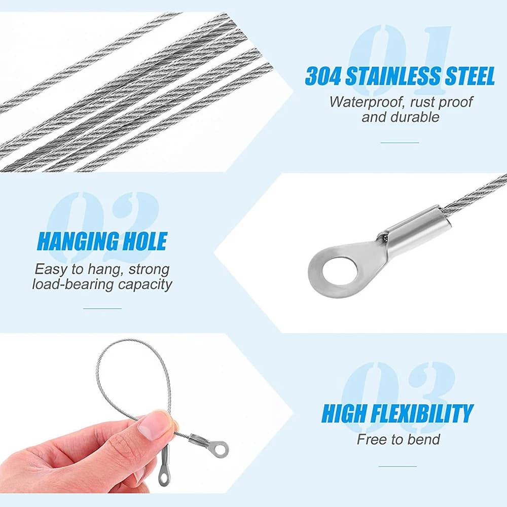 1pc 200mm Marine Stainless Steel Pin Connection Rope Boat Hardware Cabinet Door Restriction Ropes Limit Doors Opening Angle