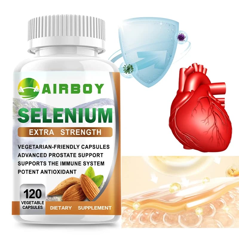 Capsule di selenio: supporto antiossidante, aumenta i livelli di energia, aumenta il metabolismo, il sistema immunitario, migliora la funzione cerebrale