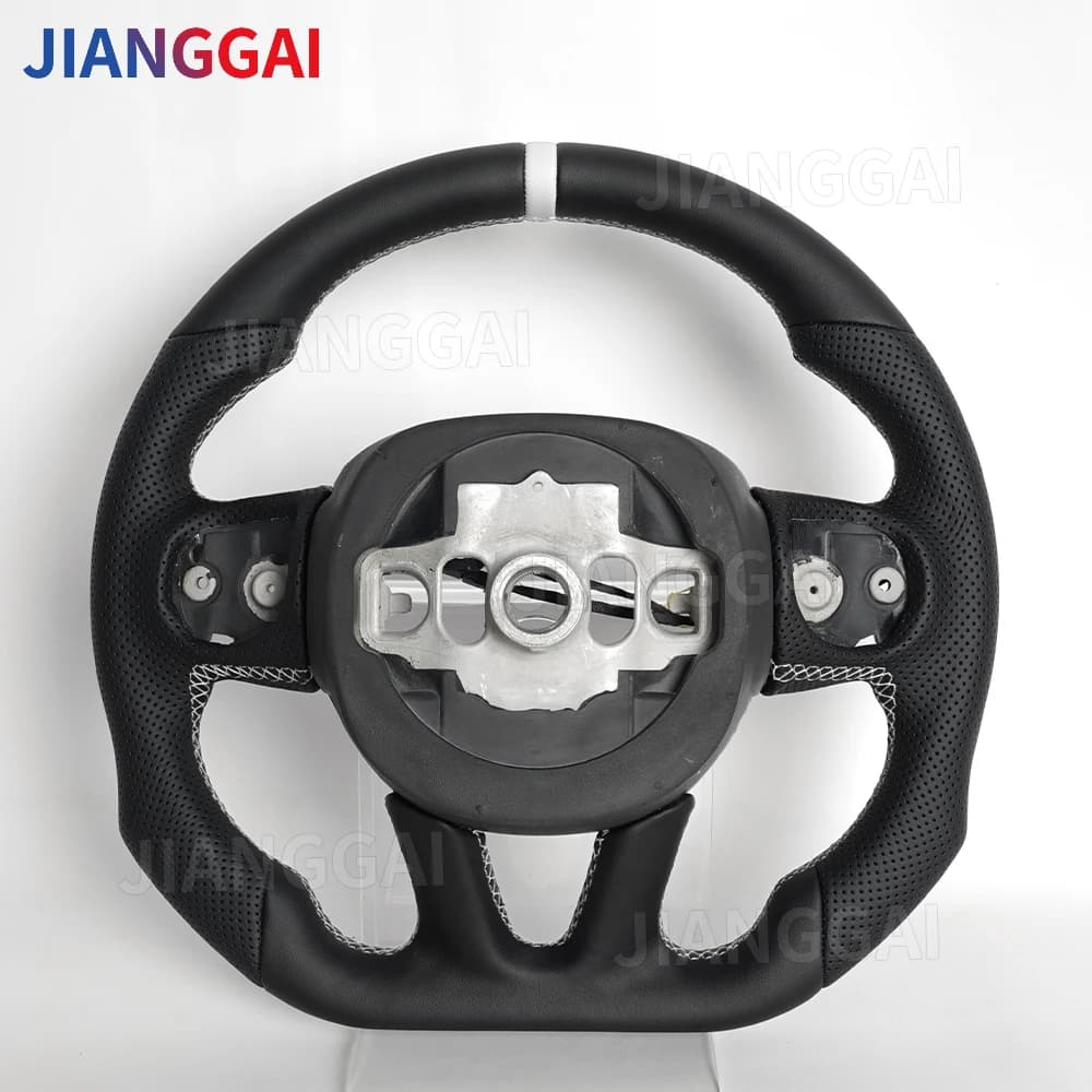 Volante in Pelle Riscaldato e Perforato per Dodge Challenger Charger HELLCAT 2015-2022, Accessori Auto