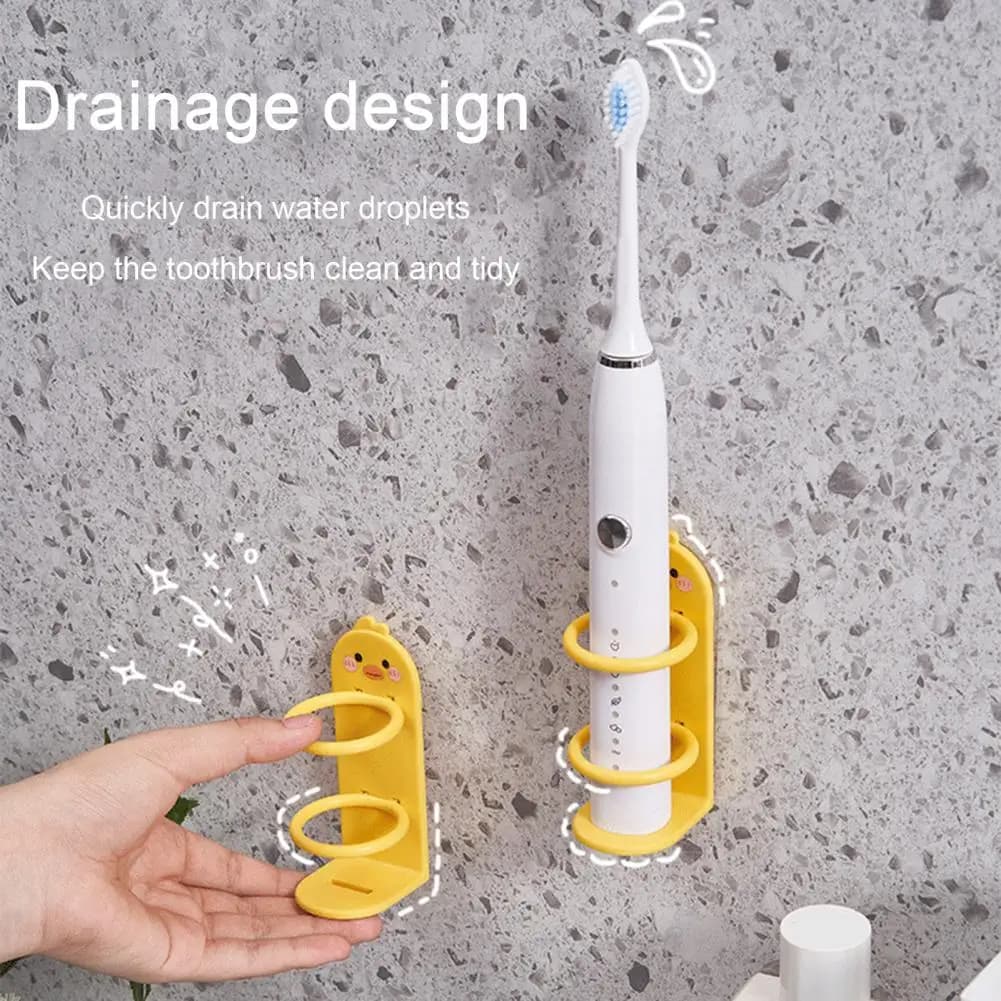 Children's Toothbrush Organizer Teeth Toothbrush Organizer Design Dusk Wall Electric Toothbrush Holder With Electric Drainage