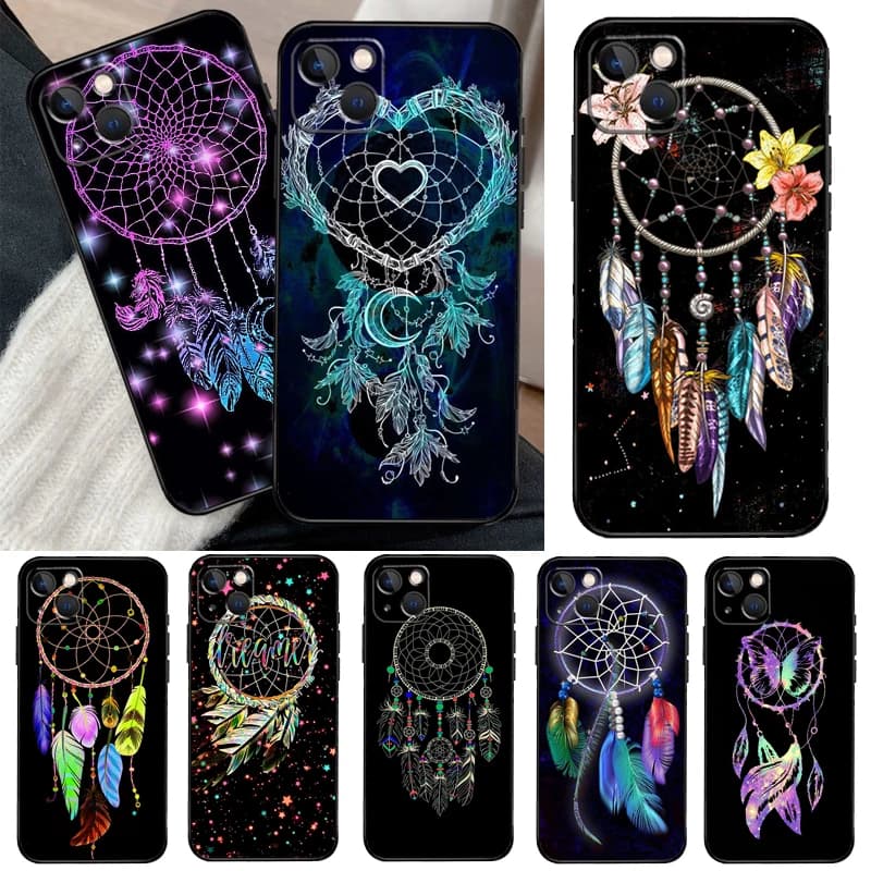 Retro Feather Dreamcatcher Case For ZTE Nubia Red Magic 10S 8 9 8S 9S 10 Pro Plus Air 6 7 7S RedMagic 11 Pro Plus Cover