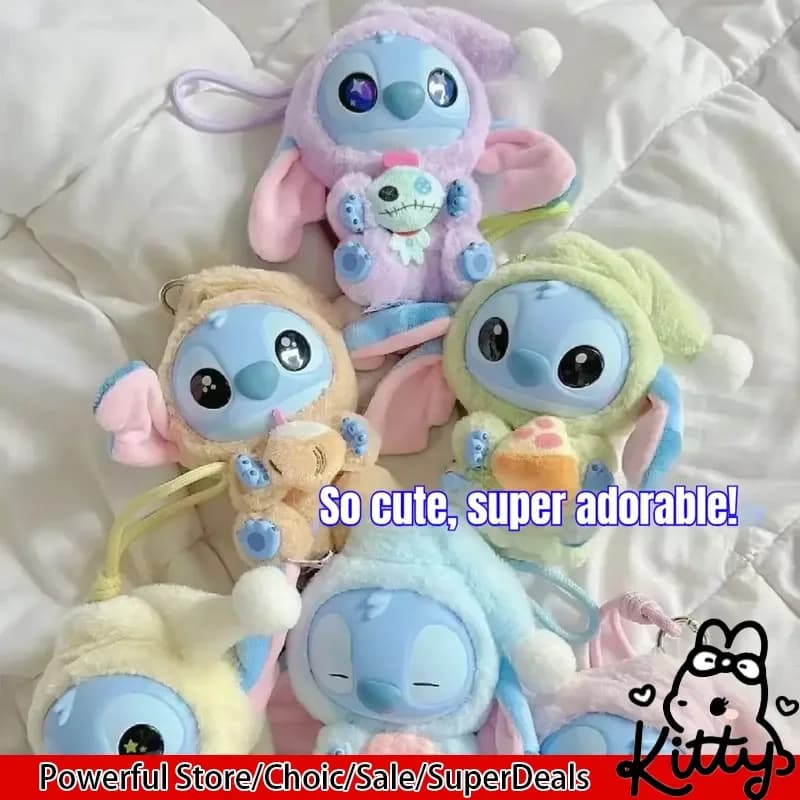 Offer in Low Price: Stitch Plush 'Eat Something Before Sleep' Blind Box, Nice Pupazzo Stitch in Pigiama, Pendant for Bag, Birthday Gift