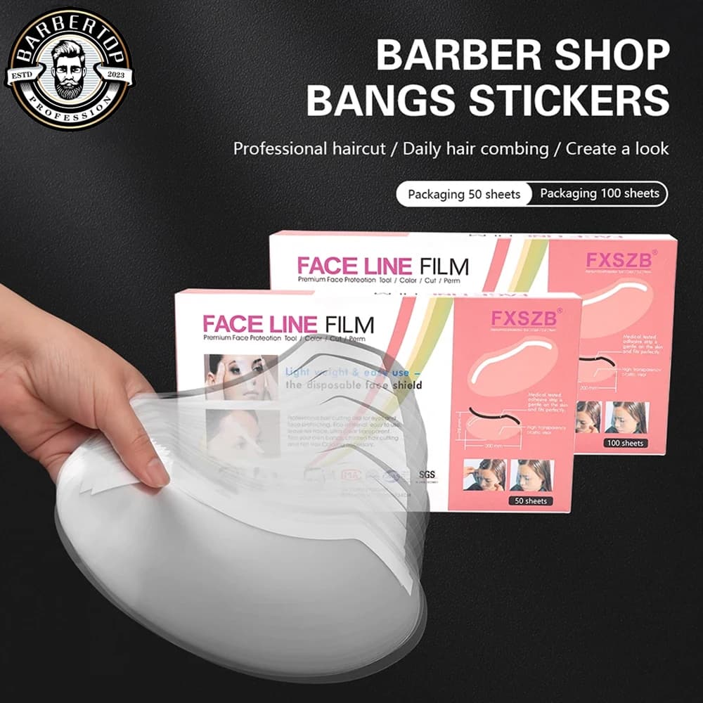 50/100 pz usa e getta scudi viso barbiere lavaggio viso trucco doccia visiere maschere per lacca strumenti salone forniture per parrucchieri