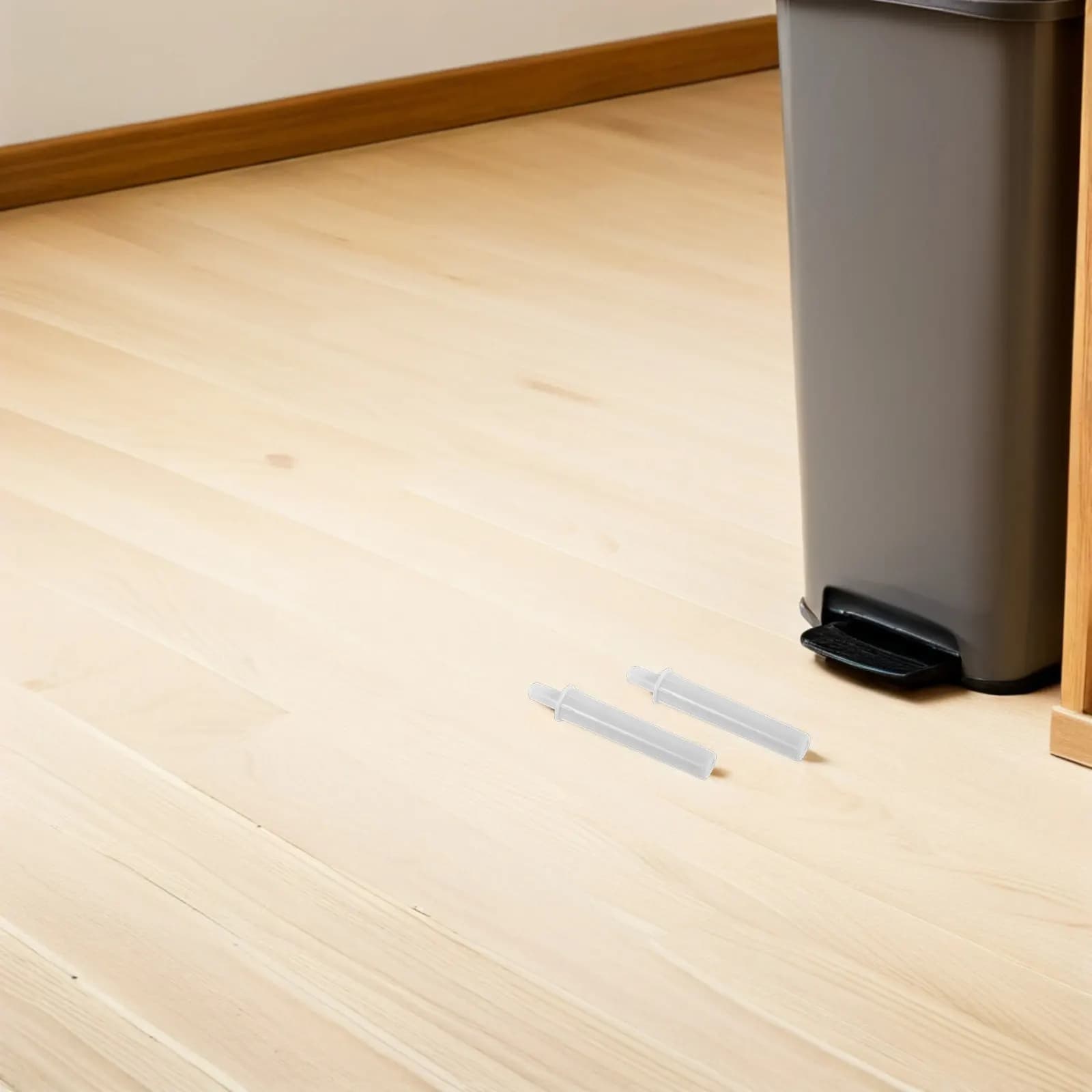 4 Pezzi Ammortizzatori Silenziosi per Cestino, Pistoni Idraulici di Ricambio per Pattumiera da Cucina, Chiusura Liscia del Coperchio, per Casa e Garage