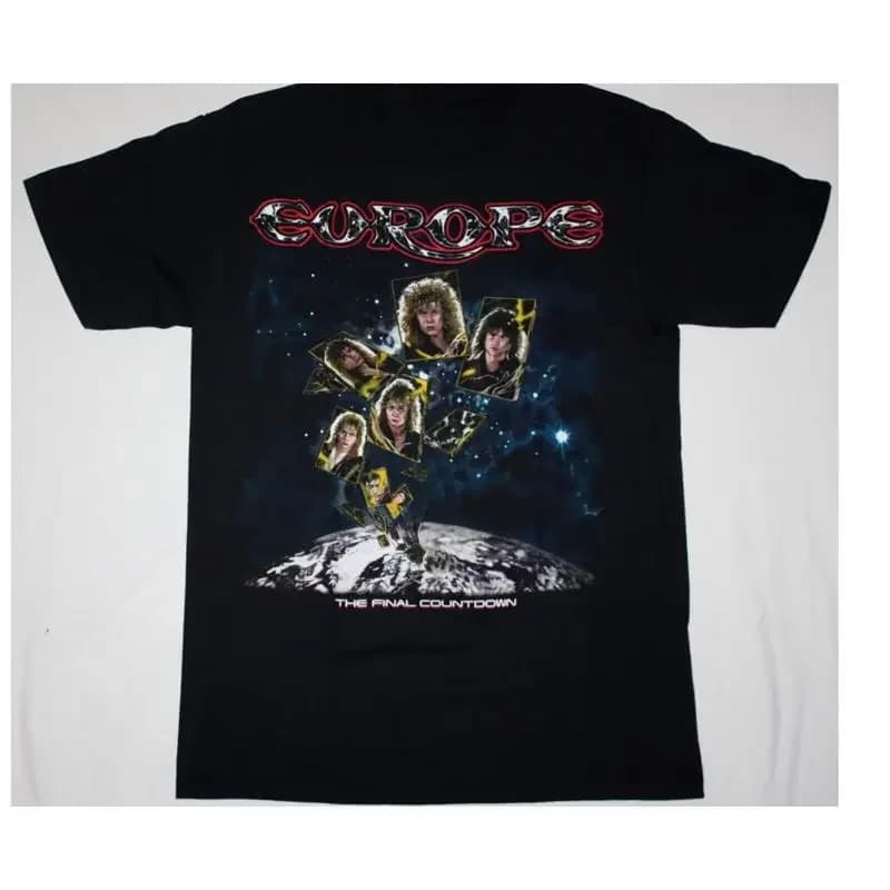 Europe Band T Shirt Unisex For Men Women Cotton Tee Size S 5XL