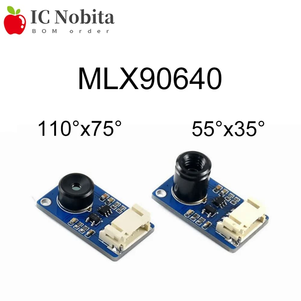 1 pcs MLX90640 infrared thermal camera module 110 °/55 ° I2C interface on the field of view for Arduino Raspberry Pi