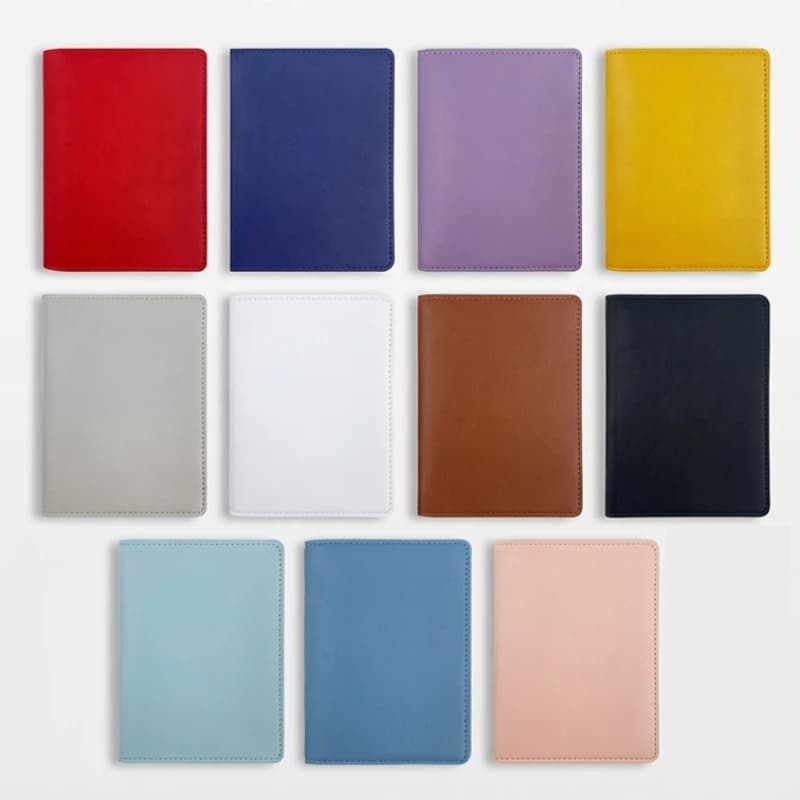 Fashion Multi Card Slot Leather Passport Cover for Women Men Travel Passport Holder with Credit Card Slots Passport Wallet
