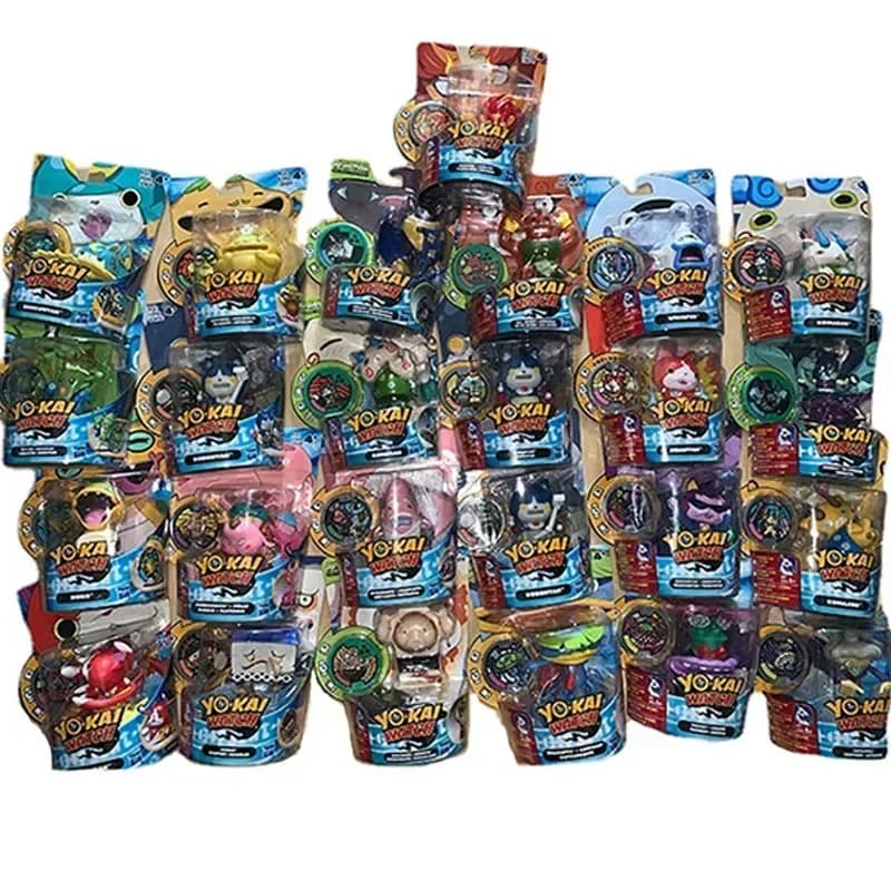 YooKai Orologio Modello Jibanyan Whispe Anime Action Figures originali Regalo di Natale per bambini Collezione di giocattoli modello in PVC