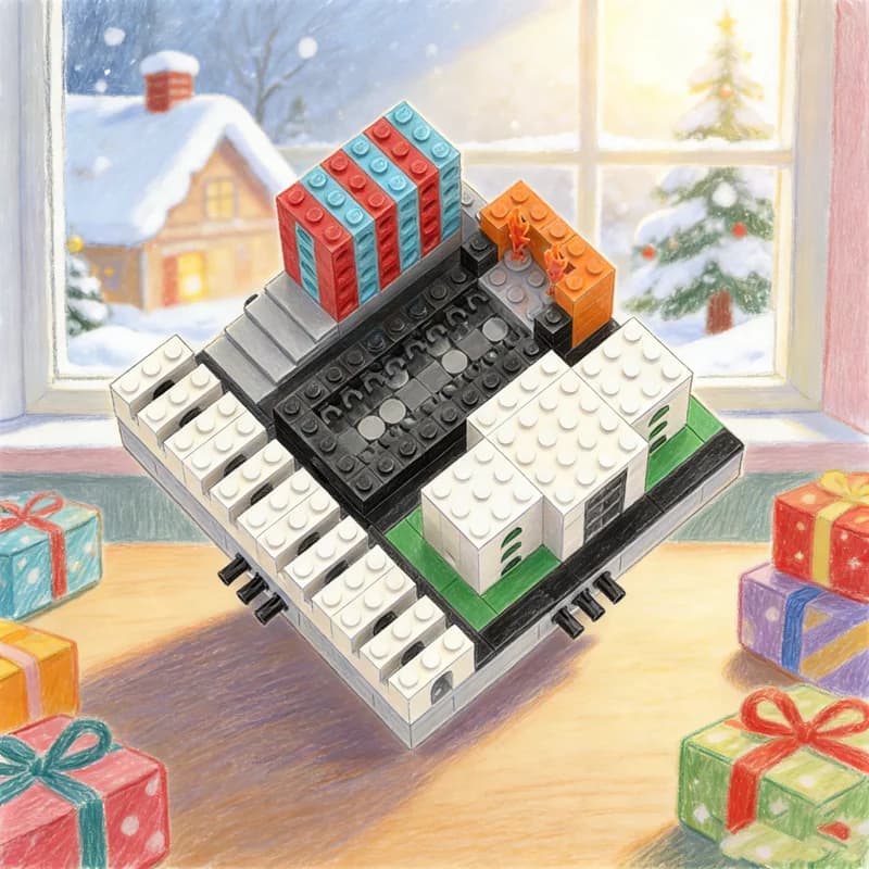 309pcs MOC Architecture Big City Part 3 Model Building Blocks Toys Festival Gifts Creative Idea Education Brick Birthday