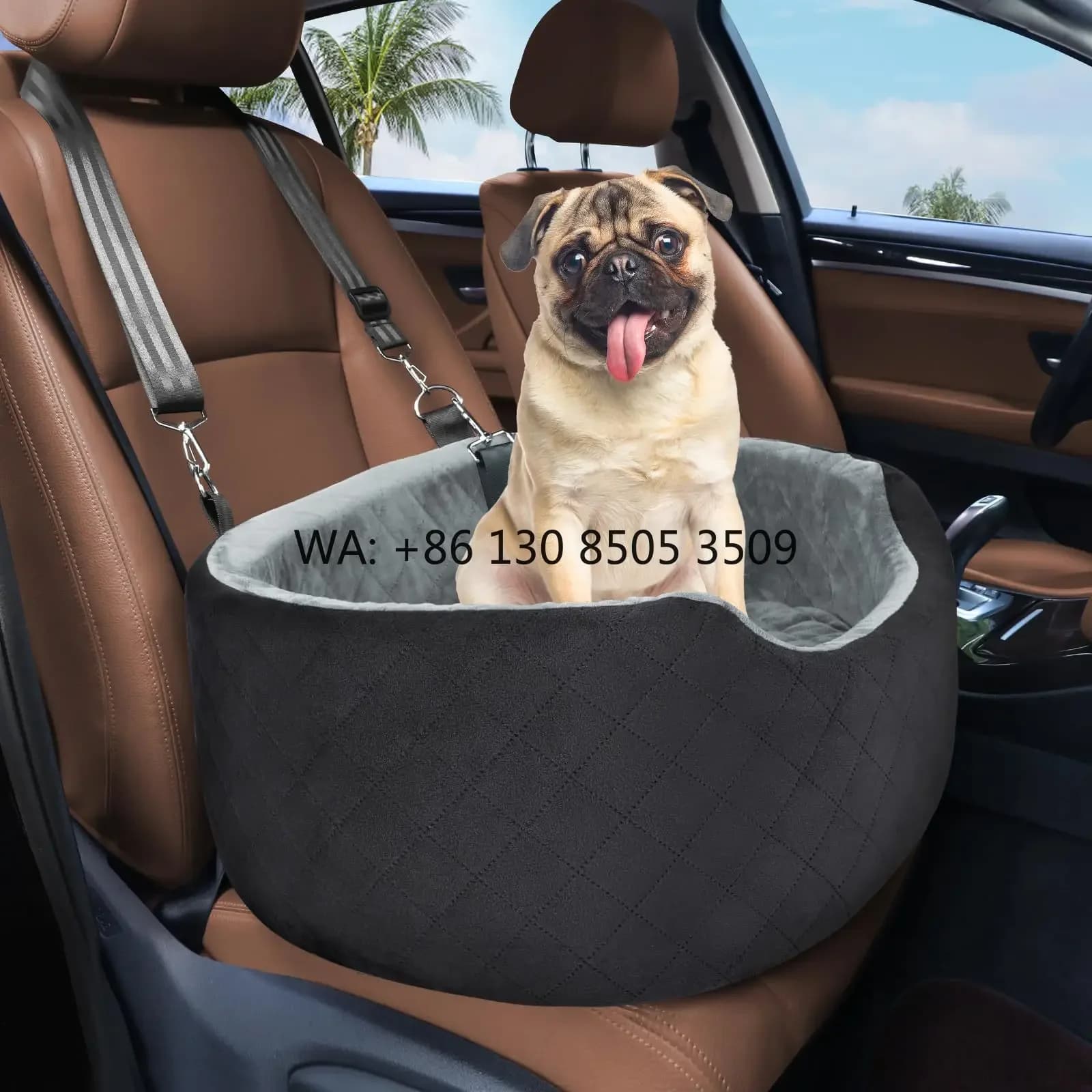 New Arrival Memory Foam Booster Dog Car Seat for Small Dog Manufacturer