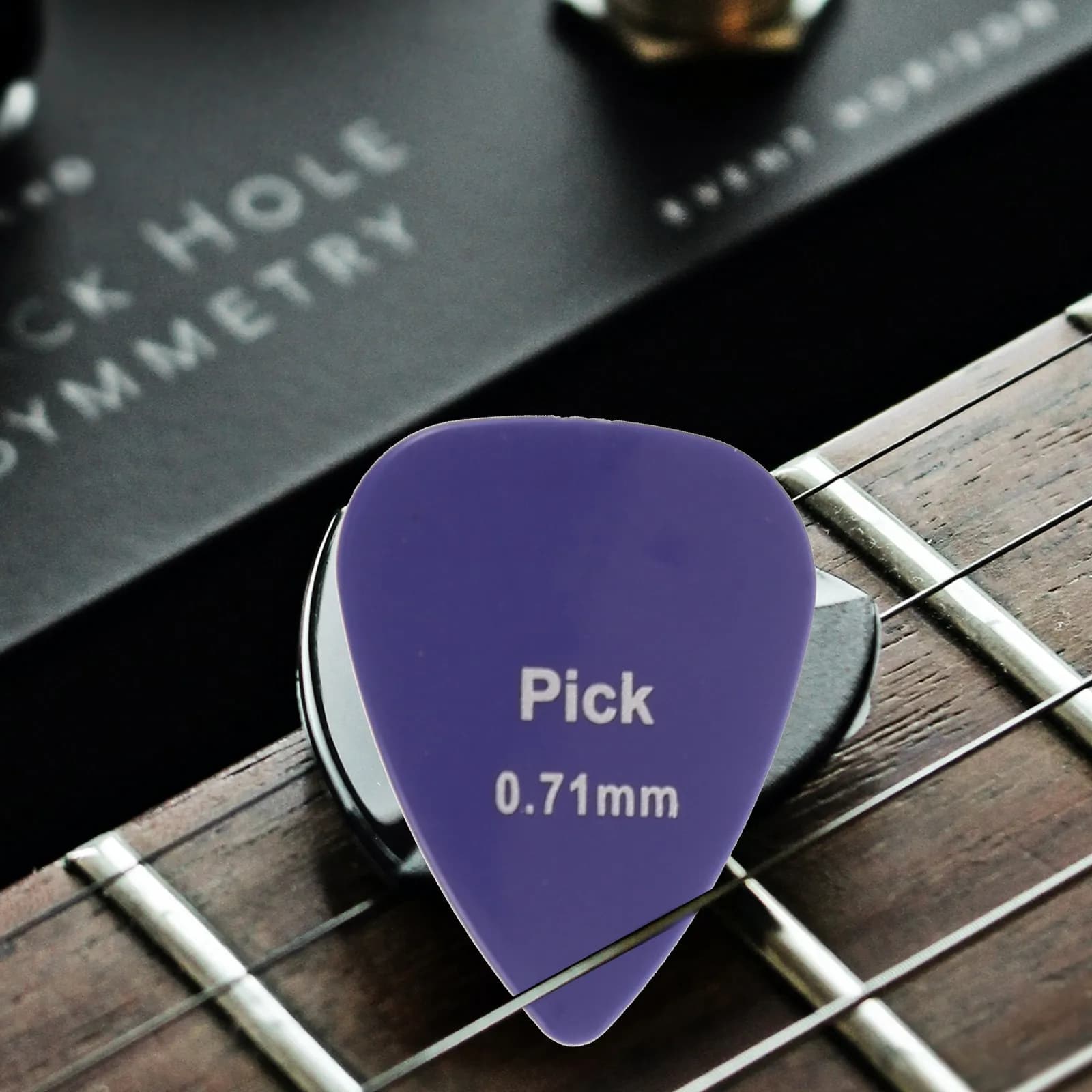 50 Pezzi Plettri per Chitarra in Resina ABS, Robusti e Spessi, a Forma Triangolare, per Chitarra Elettrica, Acustica, Basso, Pratica, Performance, Musica Folk
