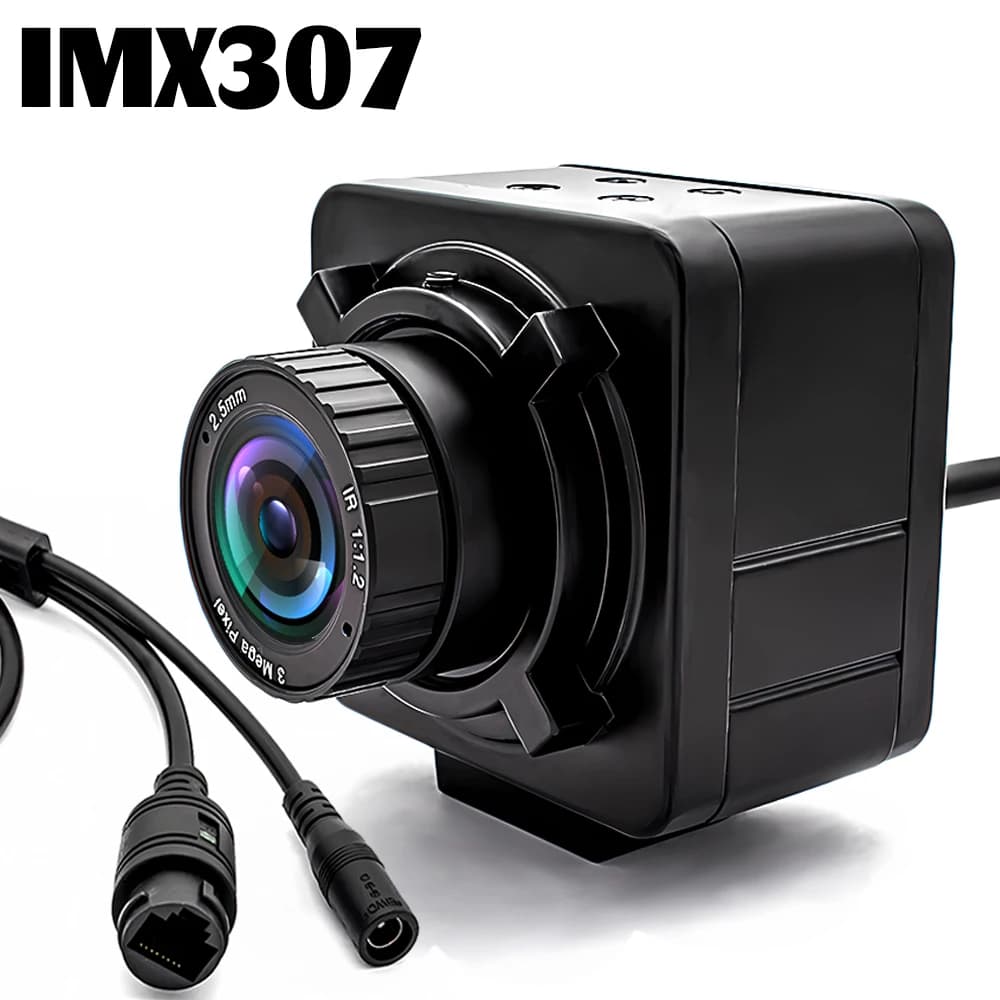 WGWK 1080P 60FPS Modulo telecamera IP 2MP IMX307 CMOS Ad altissima illuminazione Obiettivo con messa a fuoco fissa da 2,5 mm RTSP Onvif POE Webcam di sicurezza
