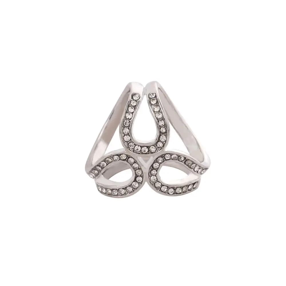 Fermaglio per Sciarpa da Donna con Strass, Design Geometrico, Stile Coreano, Anello per Sciarpa, Clip per Sciarpa, Gioiello di Moda, Regalo per Ragazze