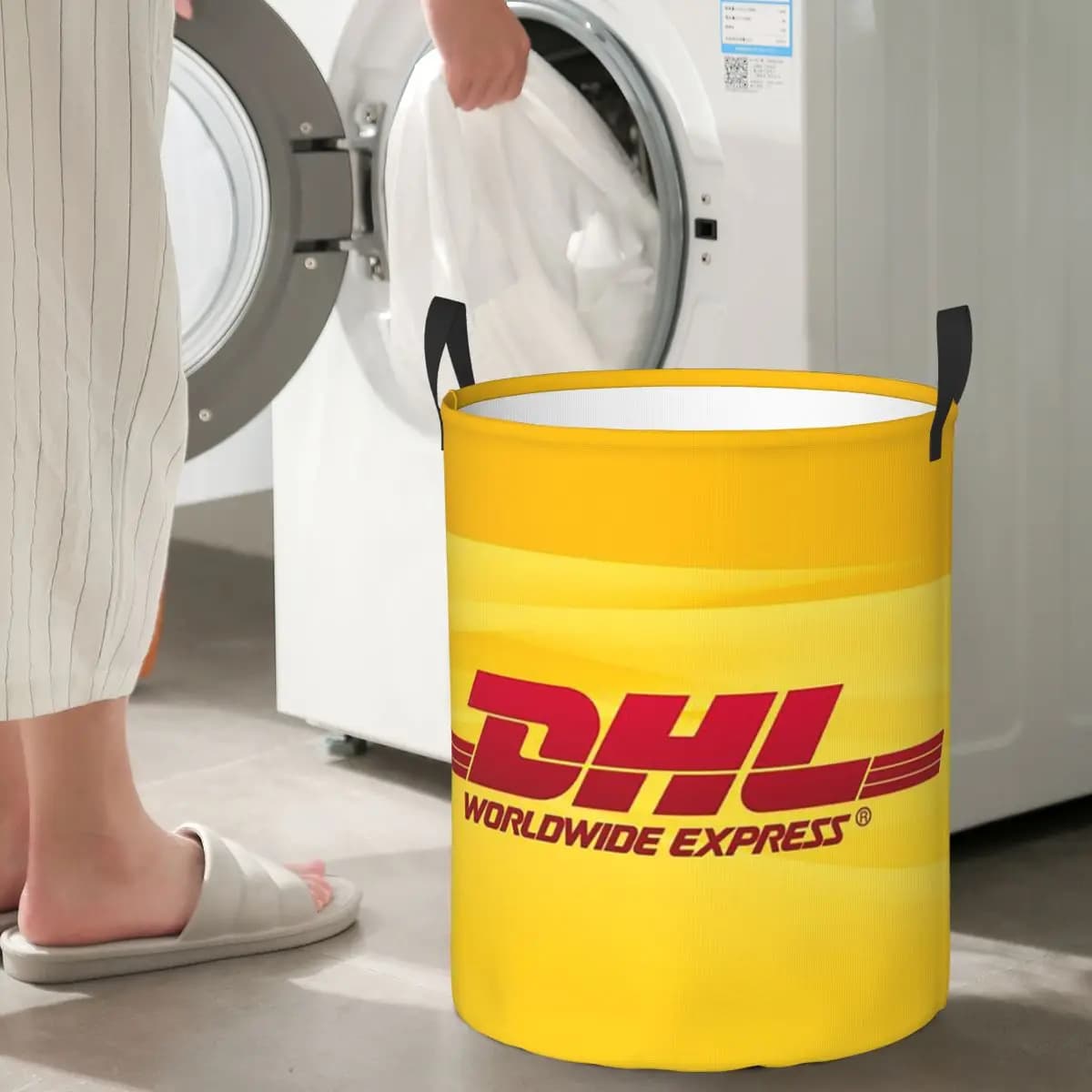 Global Express DHL Cestini per la biancheria pieghevoli Vestiti sporchi Giocattoli Cestino portaoggetti Grande borsa impermeabile