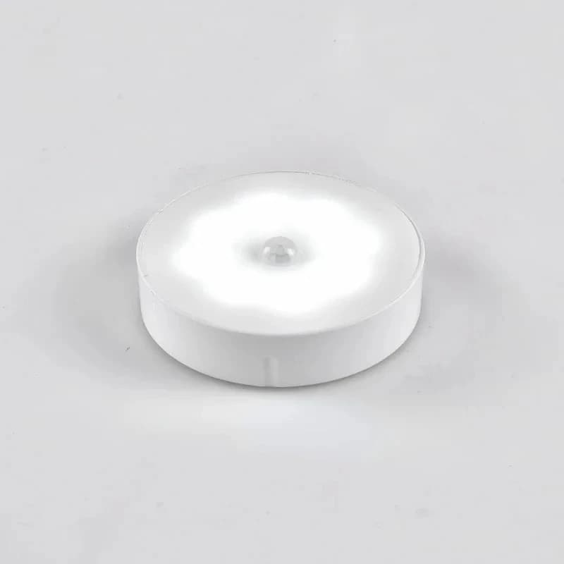 Luci notturne ricaricabili tramite USB Lampade a LED con sensore di movimento intelligente portatile Lampada da parete per lampada da comodino corridoio domestico e percorso corridoio