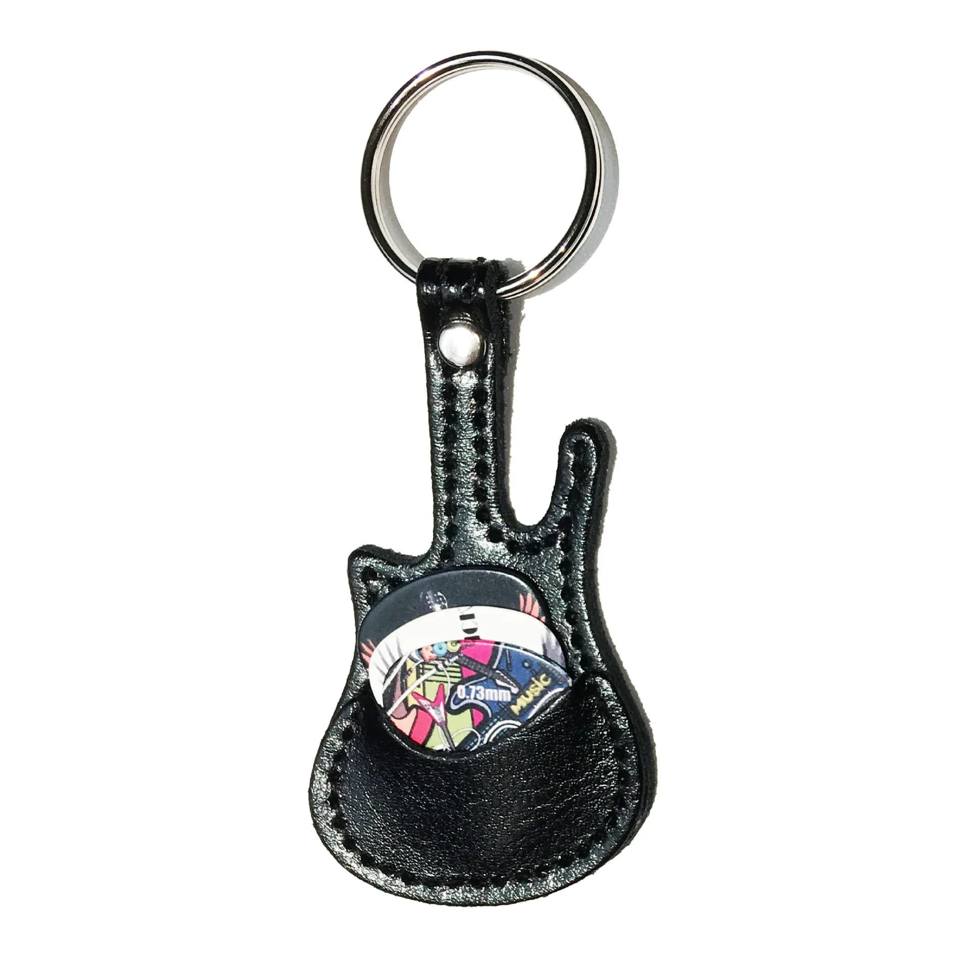 2 pezzi/set custodia per plettri custodia per plettro per chitarra elettrica acustica custodia per plettro per chitarra in vera pelle accessori per chitarra