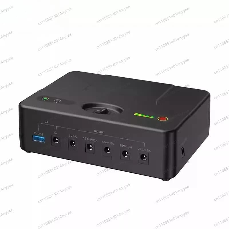 42000 mAh/24000 mAh 24V 19V 15V 12V 9V 5V lithium-ion battery for Router/Monitor/LED Lights/Audio Emergency Power Supply